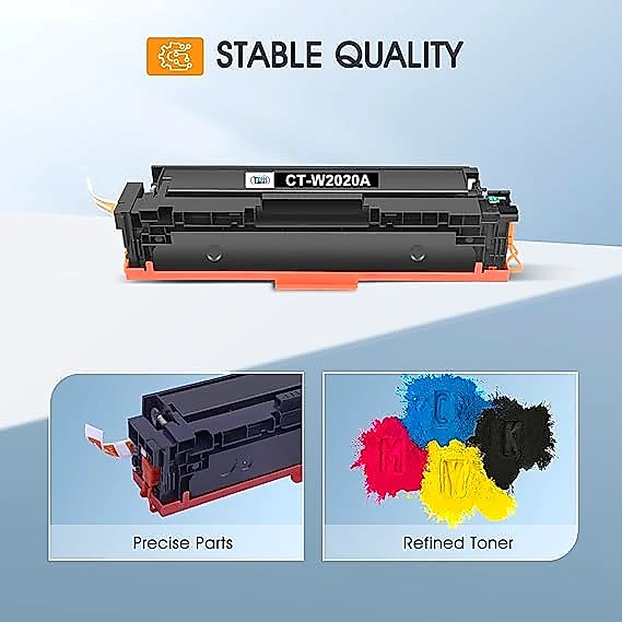 414A Toner Cartridges 4 Pack MFP M479fdw M454dw Compatible for HP414A 414 414X for HP Color LaserJet Pro MFP M479 M479fdw M479fdn M479dw M454dn M479dn M454 Printer Ink (Black Cyan Yellow Magenta)