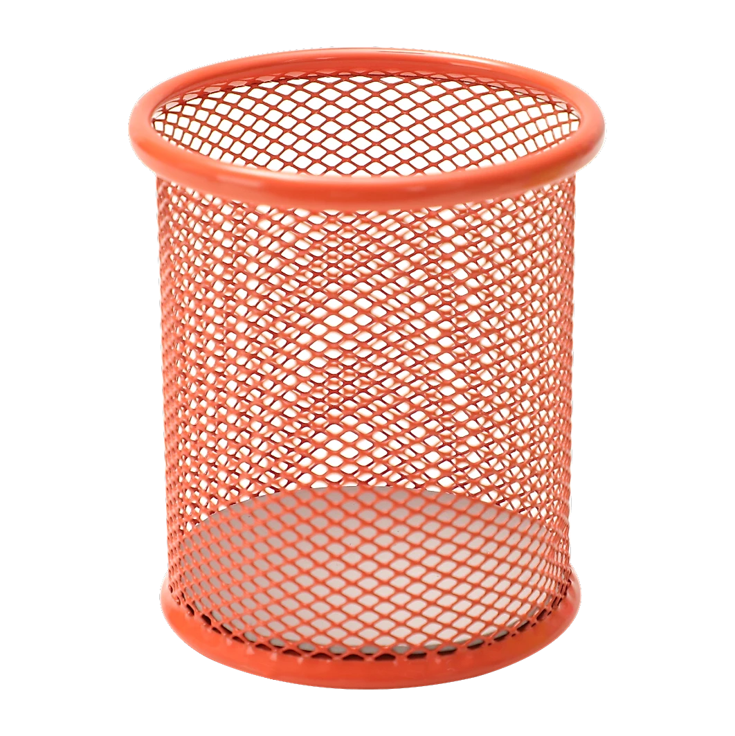 Portalápiz Circular de Malla Metálica