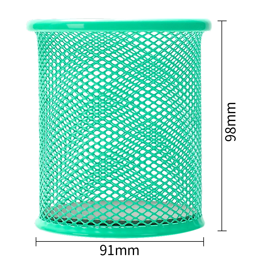 Portalápiz Circular de Malla Metálica