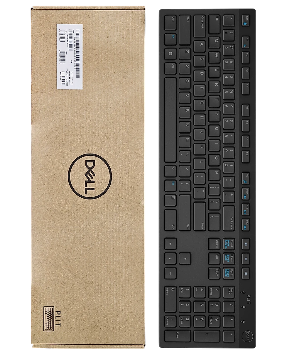 Teclado USB DELL KB216 en Español, Negro