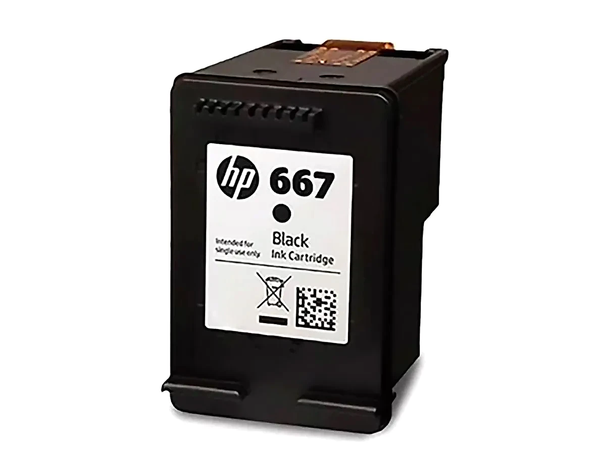Cartucho Original HP 667 (3YM79AL), Negro, 2 ml