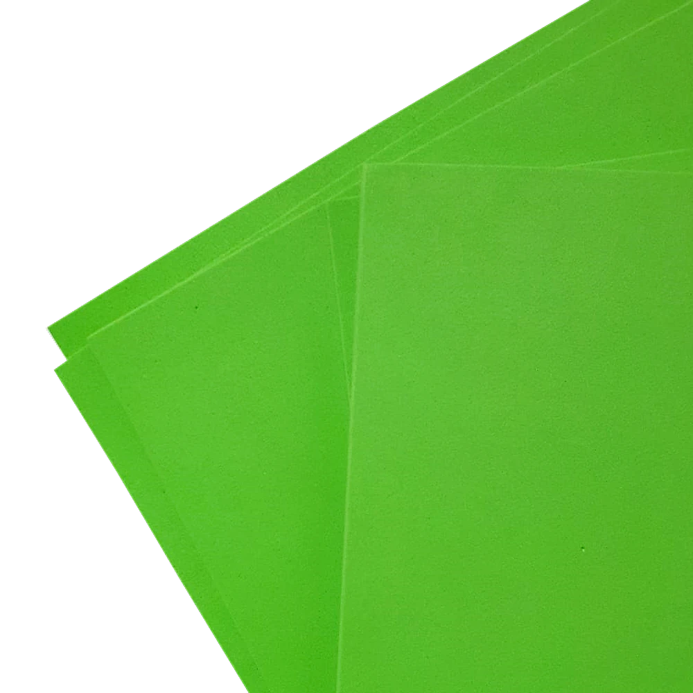 Foamy Liso 9" x 12", Verde Claro, 10 Hojas