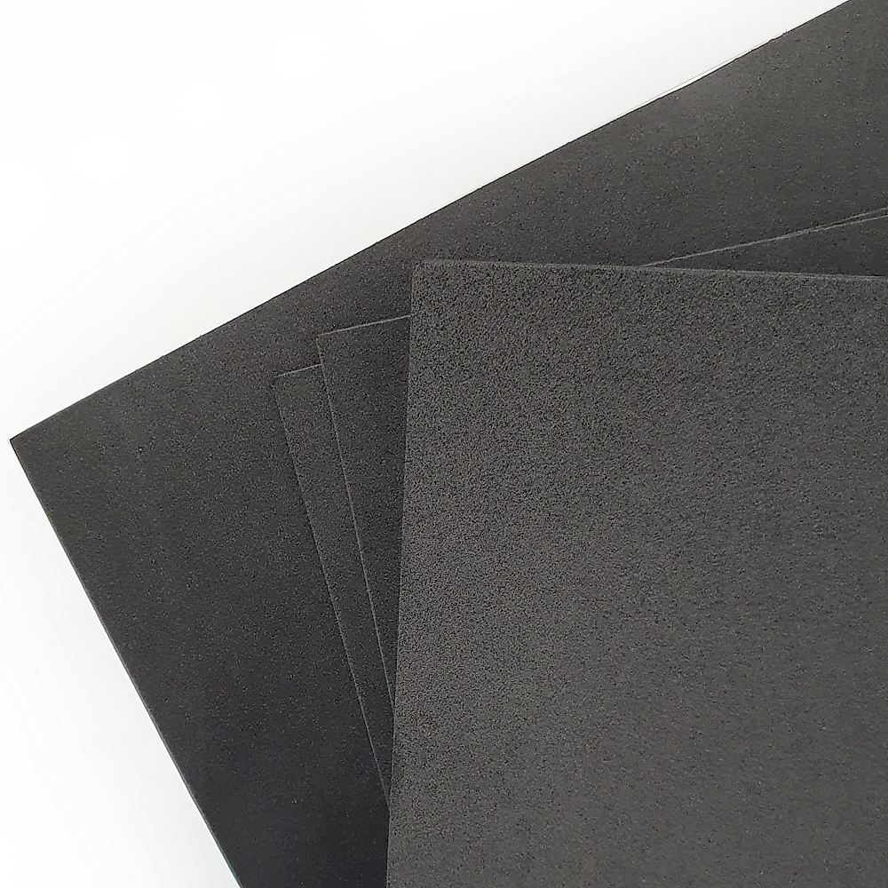 Foamy Liso 9" x 12", Color Negro, 10 Hojas