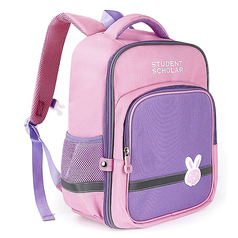 Mochila Escolar 15" Rosada para Estudiantes