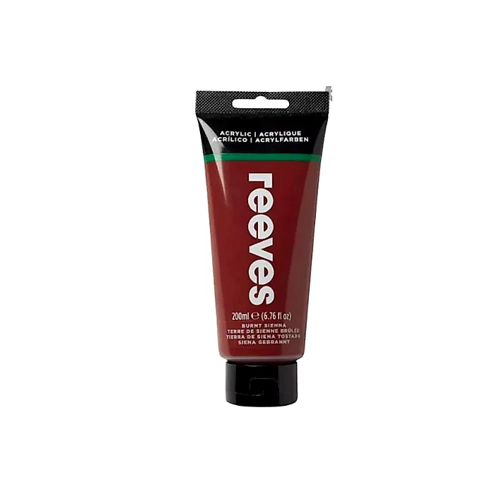 Pintura Acrílica Reeves Burnt Siena 200 ml