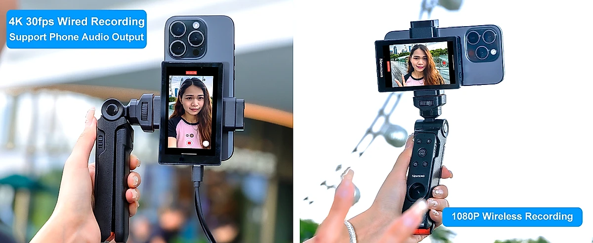 Phone Vlog Selfie Monitor Screen