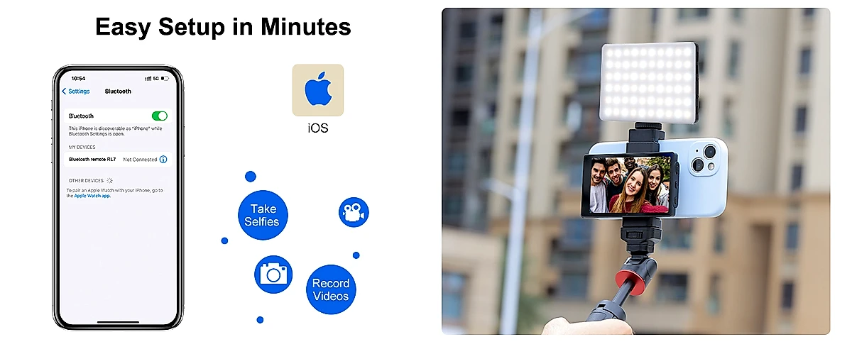 Phone Vlog Selfie Monitor Screen