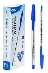 Bolígrafo Deli Think Q3 Ball Point Pen 1.0 mm Azul