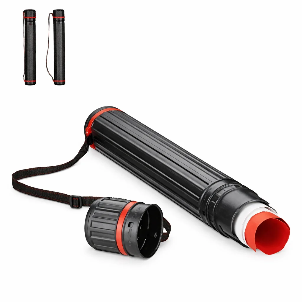 Tubo Portaplanos Plástico Expandible 8.5 cm