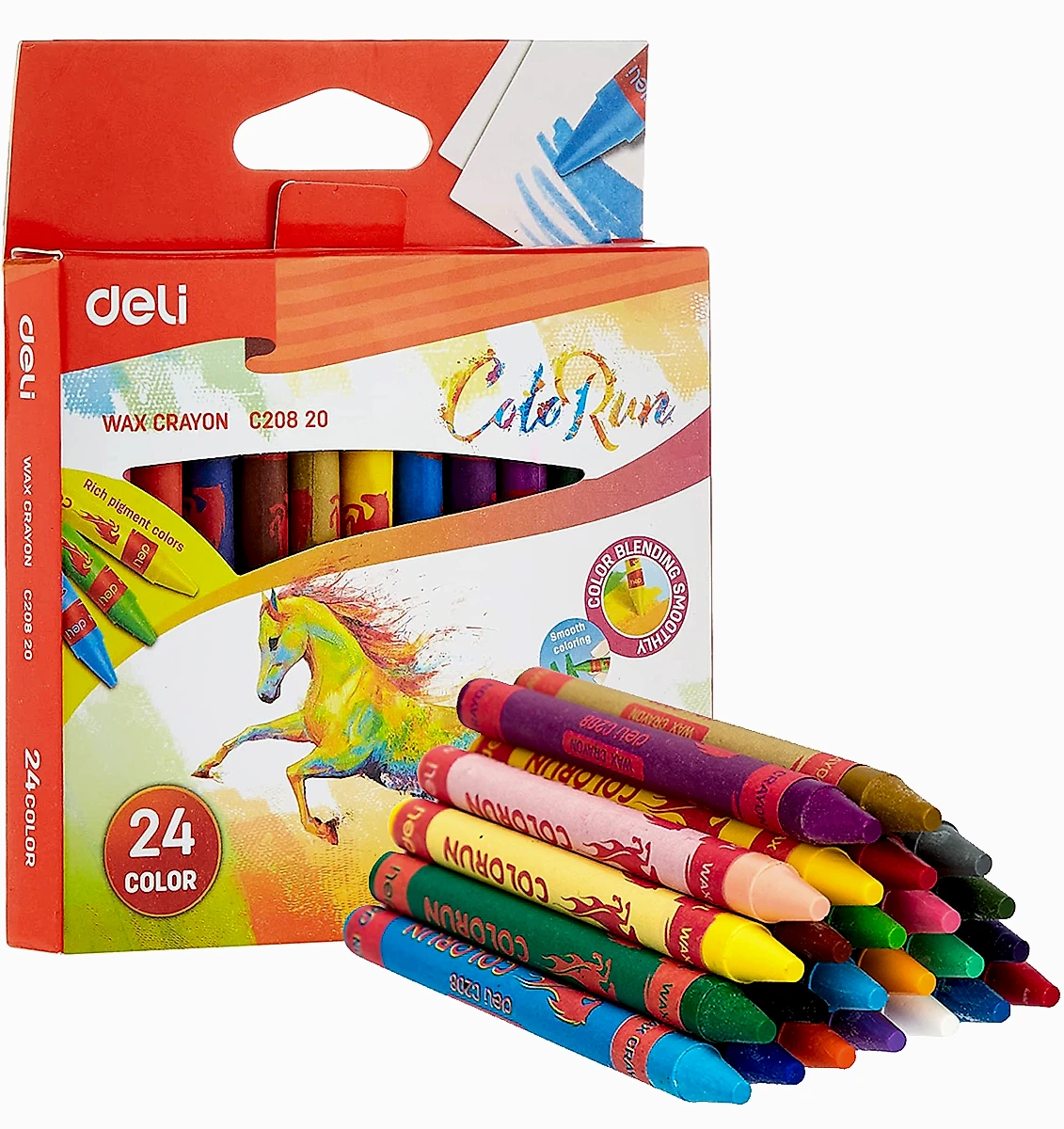 Crayones Finos para Colorear 24 pcs