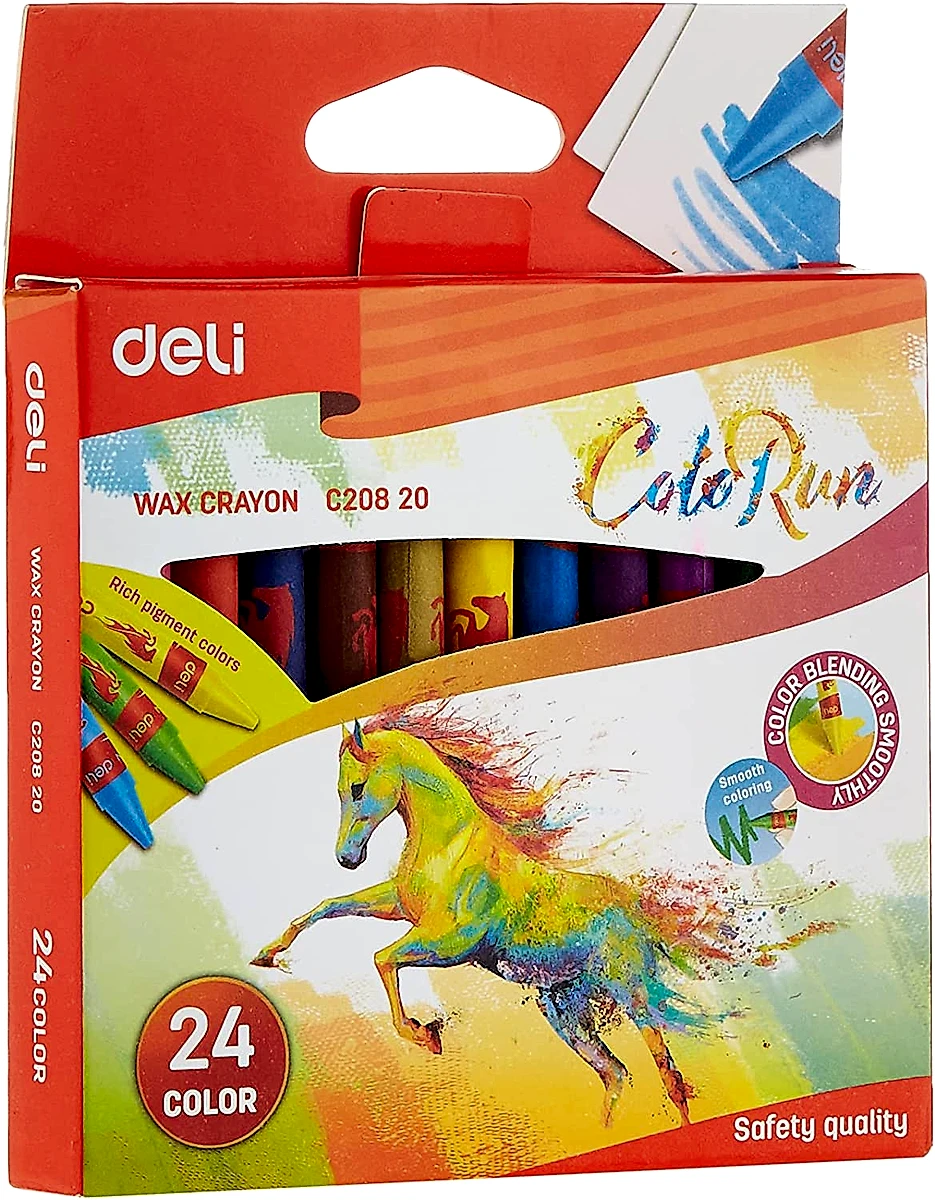 Crayones Finos para Colorear 24 pcs