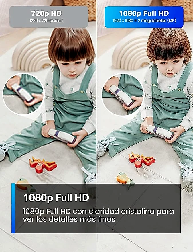 Tapo 2K Security Camera, Indoor Pan/Tilt