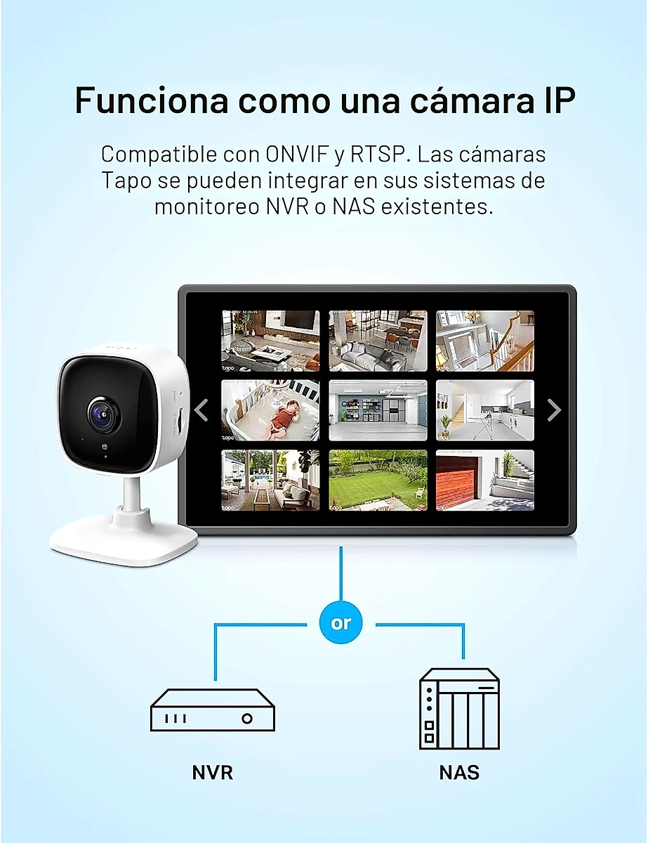 Tapo 2K Security Camera, Indoor Pan/Tilt