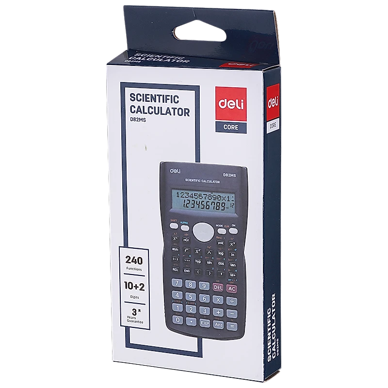 Calculadora Científica Deli D82MS, 240 Funciones