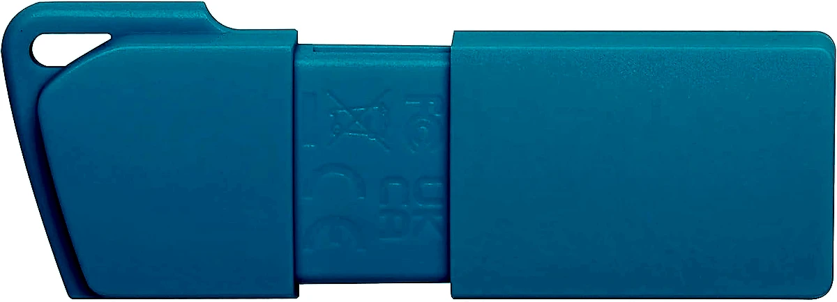 Memoria USB 3.2 de 64GB Kingston DataTraveler Exodia M, Azul Turquesa