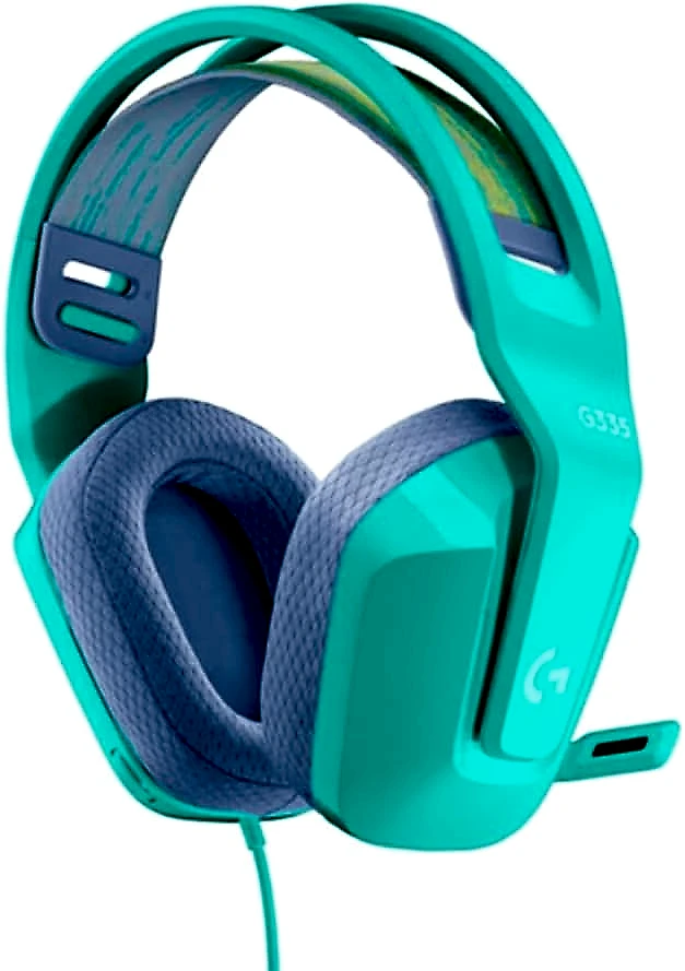 Headset Gaming Logitech G335 con Cable Audio 3.5mm Menta
