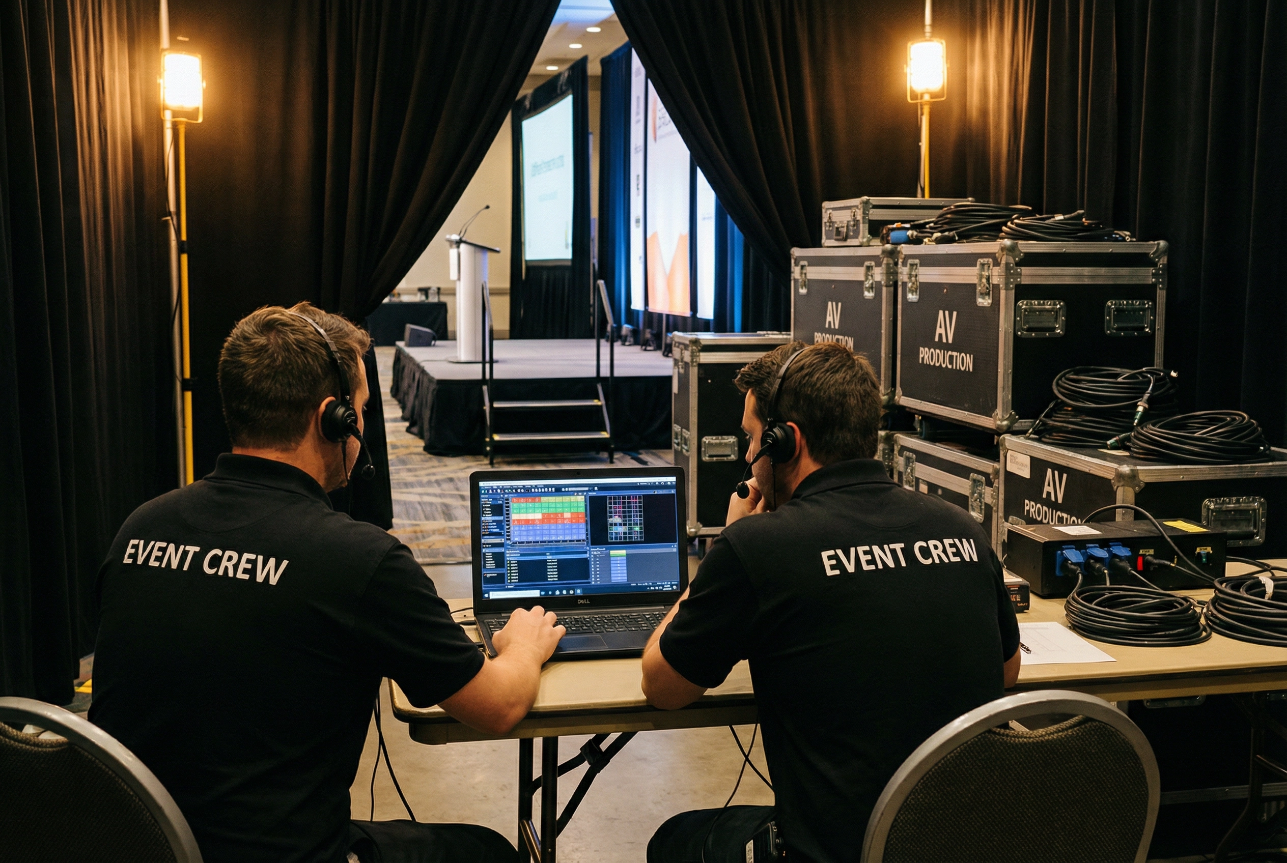 Vivid Life Productions crew at work