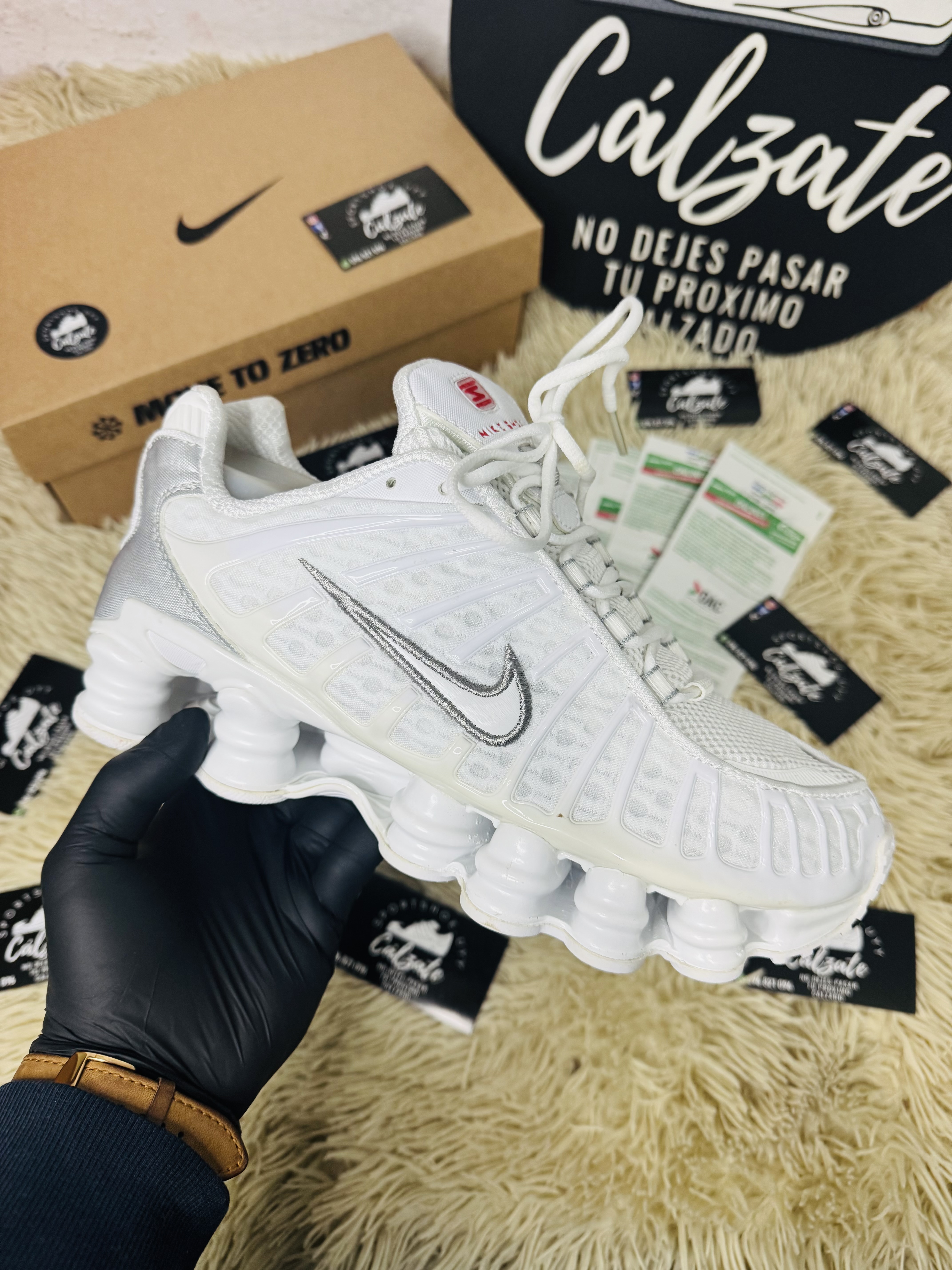 Nike shox 12 R  - Blanco 