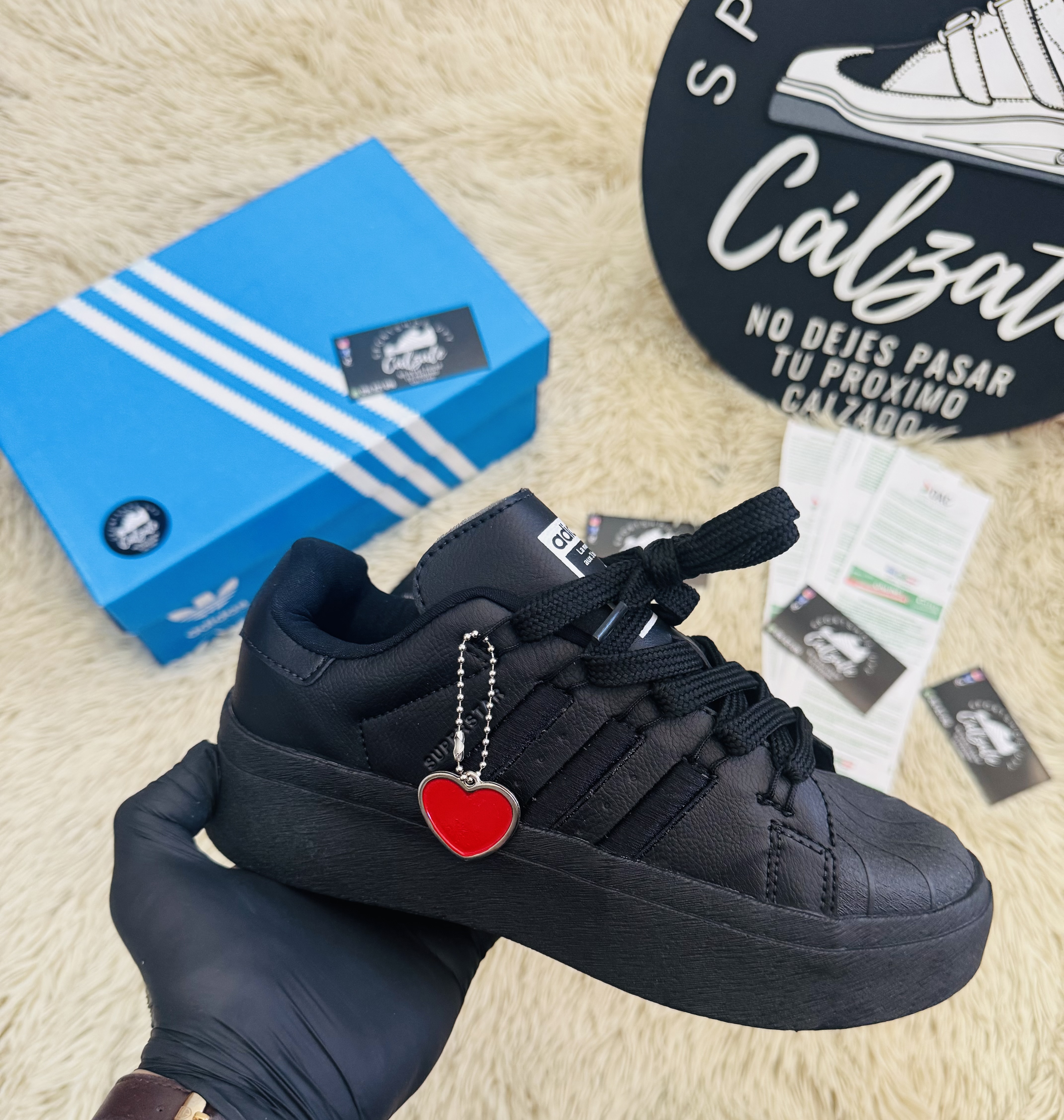 Adidas bonega (replik) - Negro