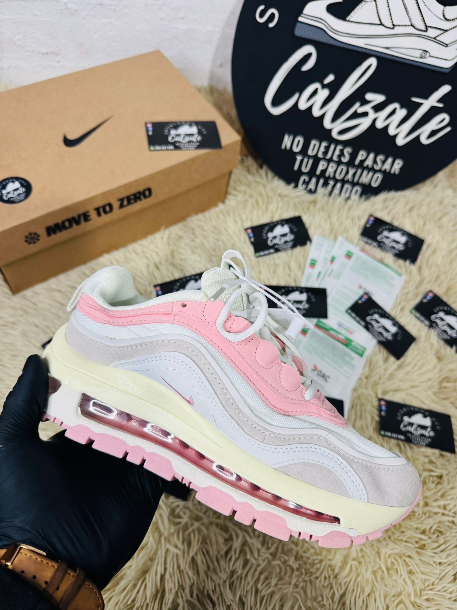 AirMax 97 Futura - Blanca Rosa 