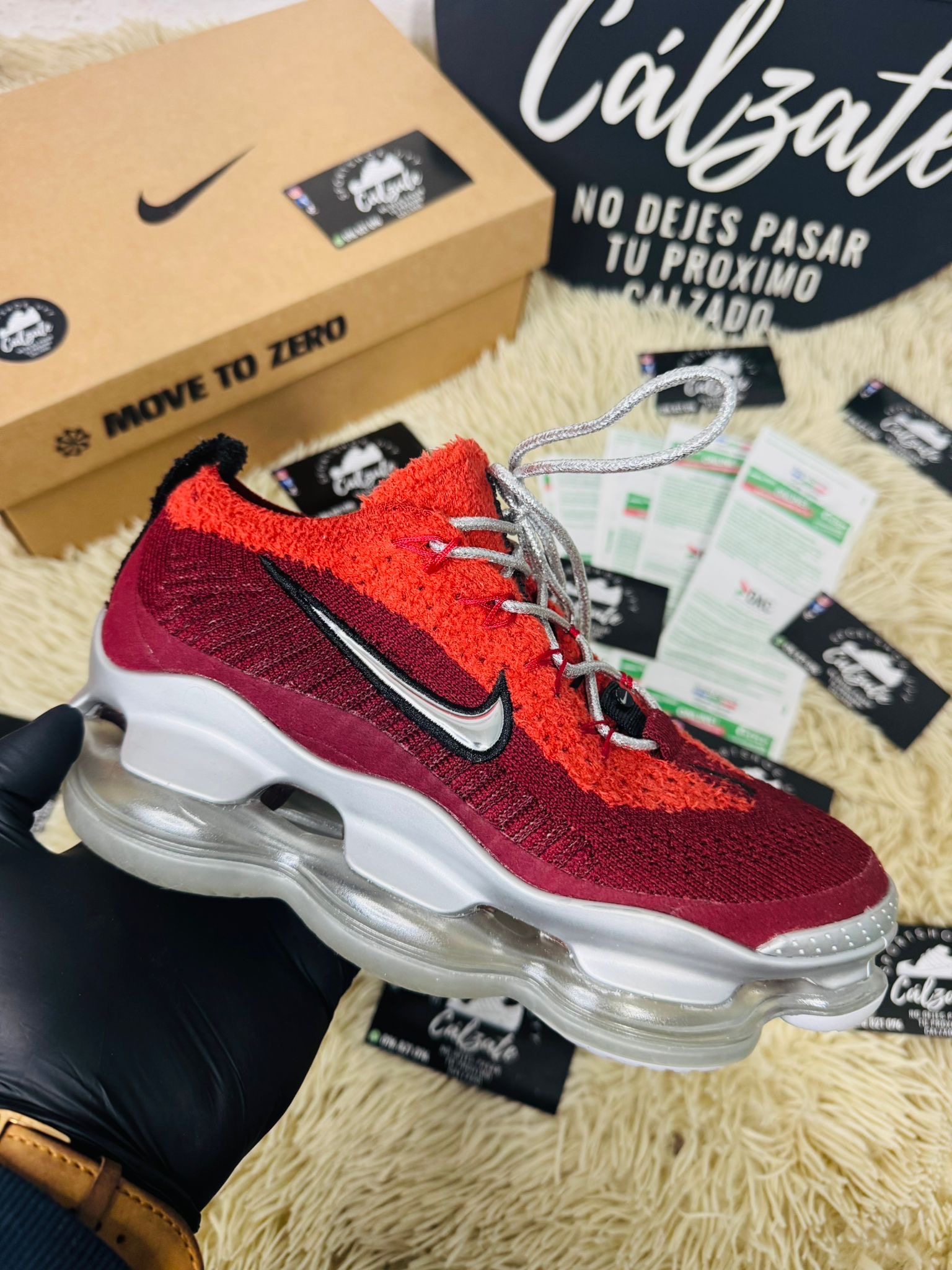 AirMax Escorpion - Rojo plateado