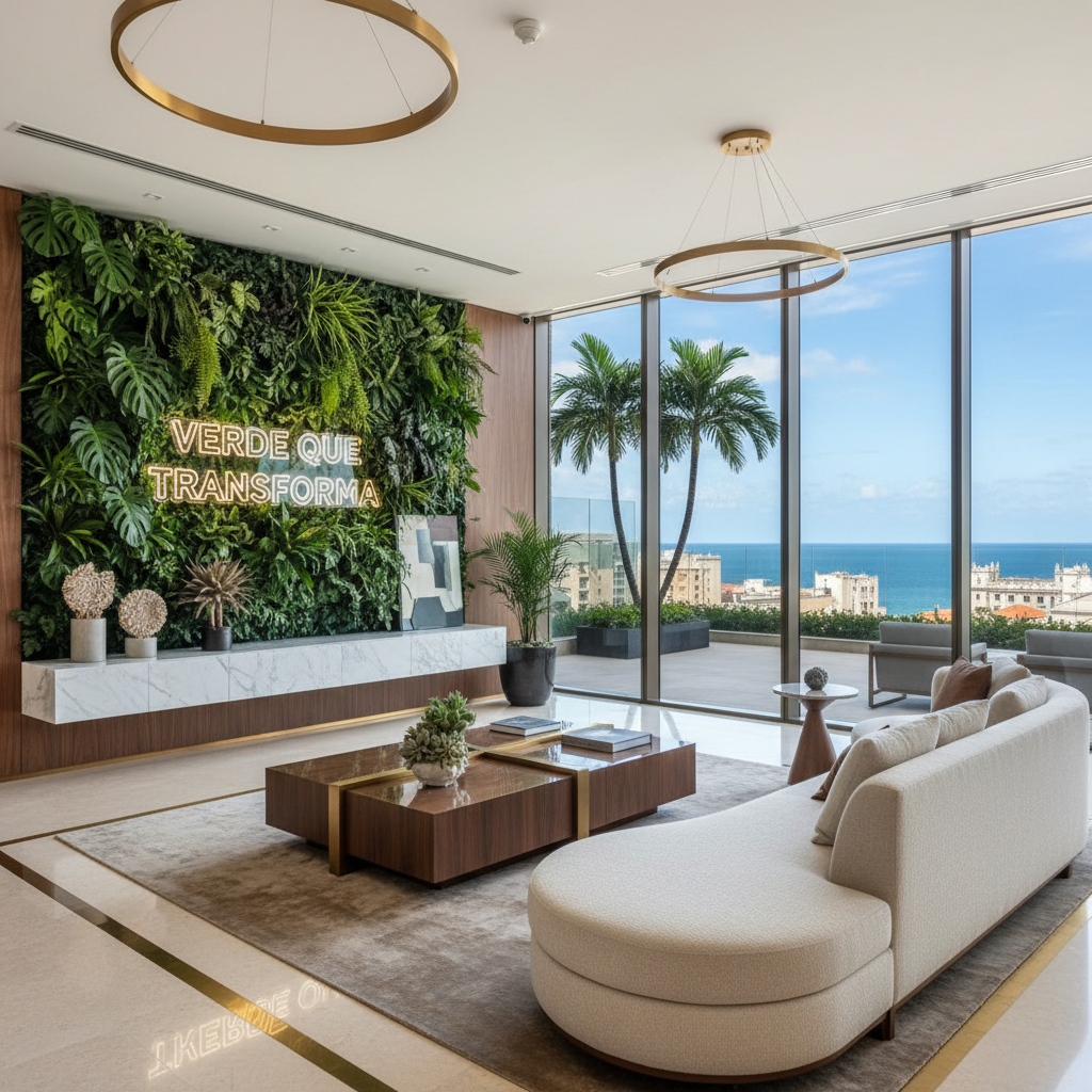 Verde que Transforma: Decoração com Plantas em Espaços Corporativos de Salvador, Bahia