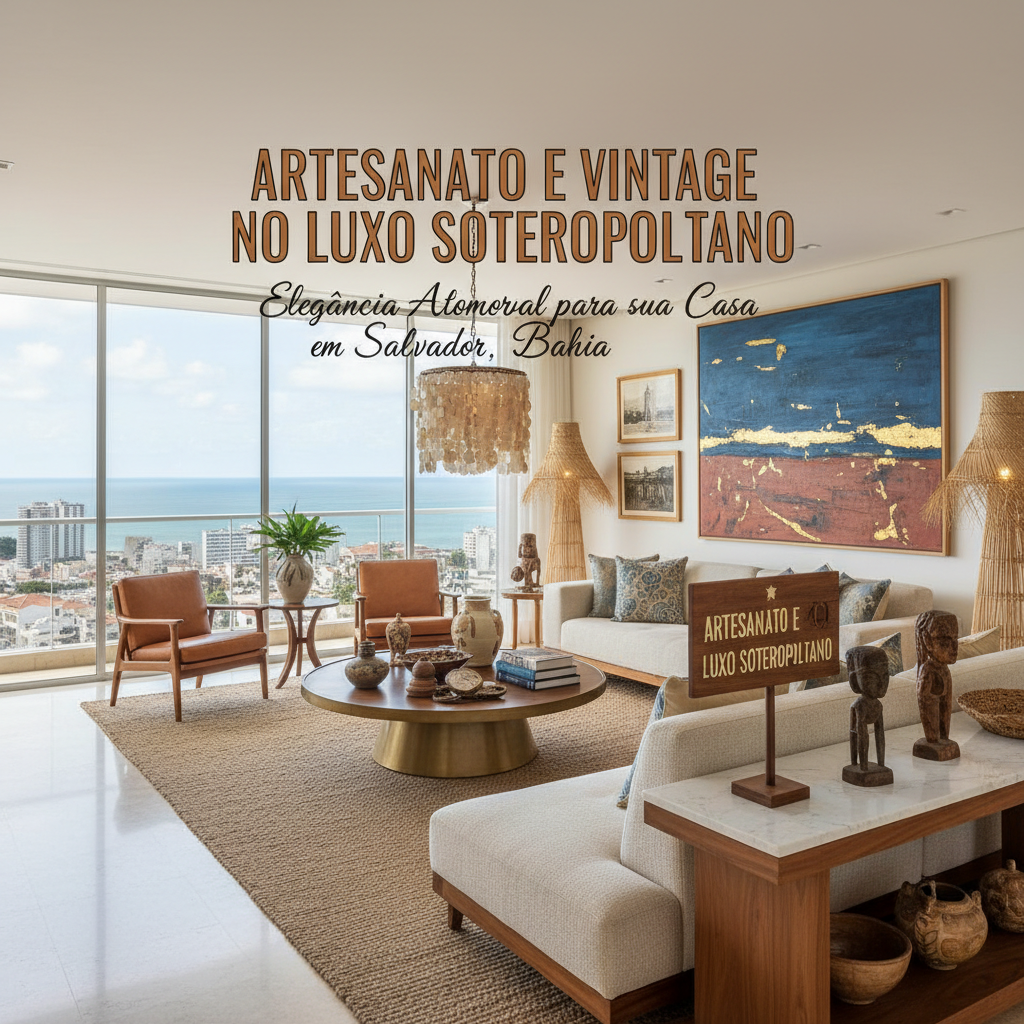 Artesanato e Vintage no Luxo Soteropolitano: Elegância Atemporal para sua Casa em Salvador, Bahia