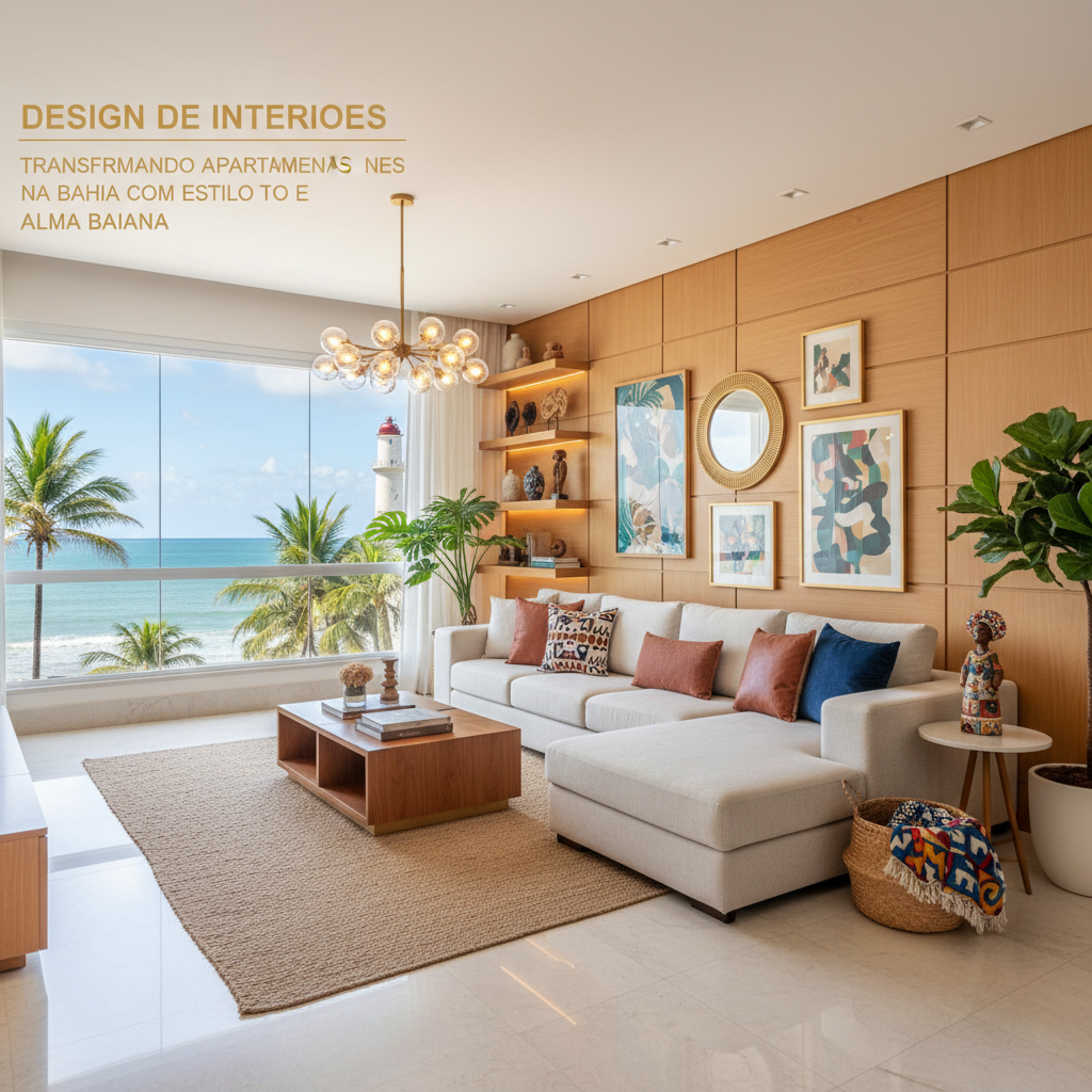Design de Interiores em Salvador: Transformando Apartamentos na Bahia com Estilo e Alma Baiana