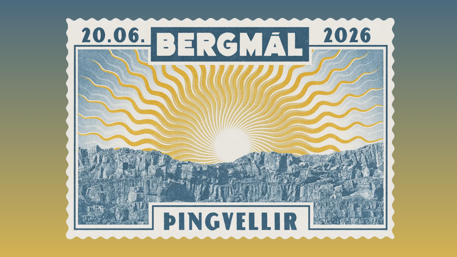 Bergmál á Þingvöllum