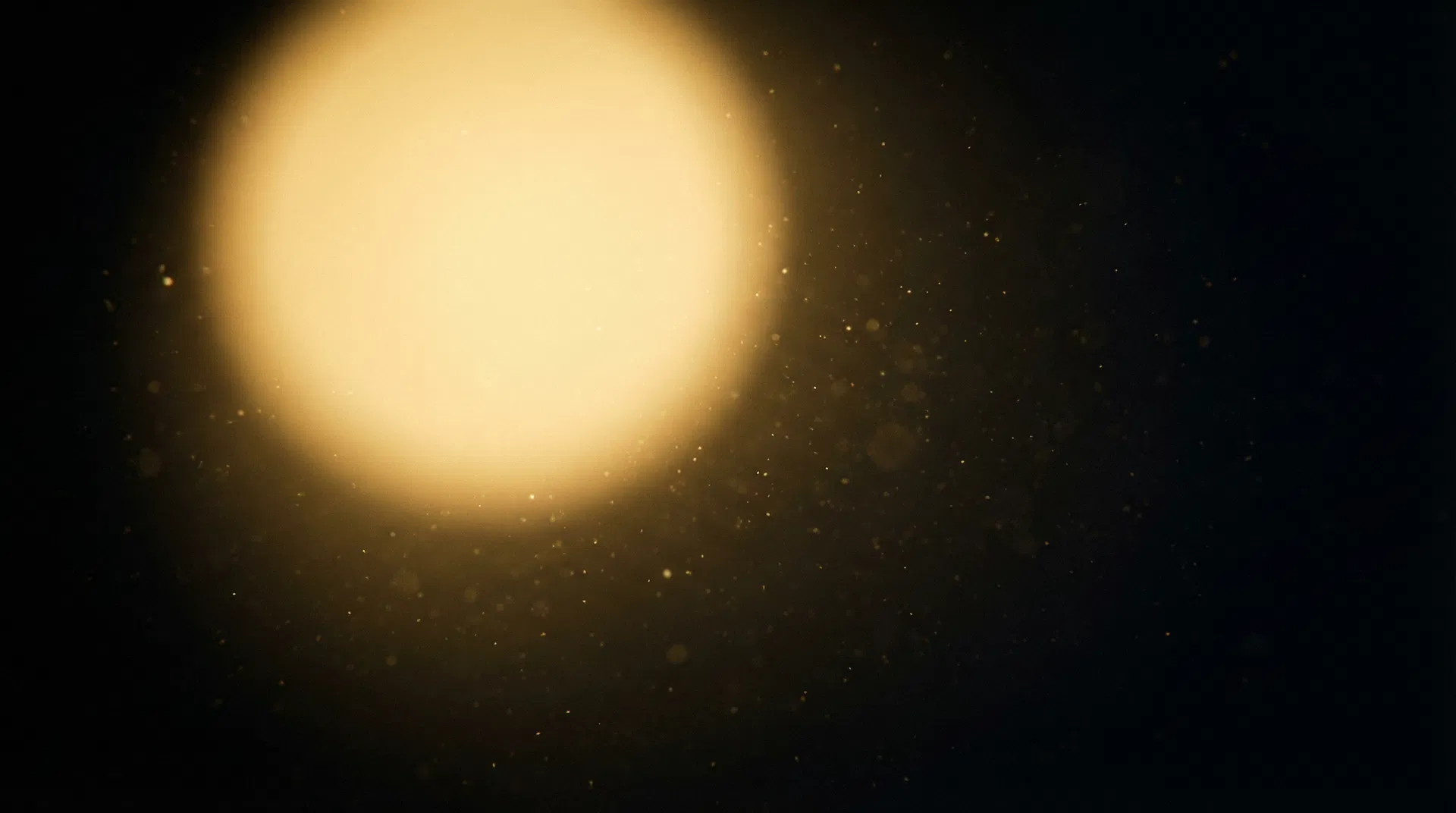 Goldener Lichteffekt