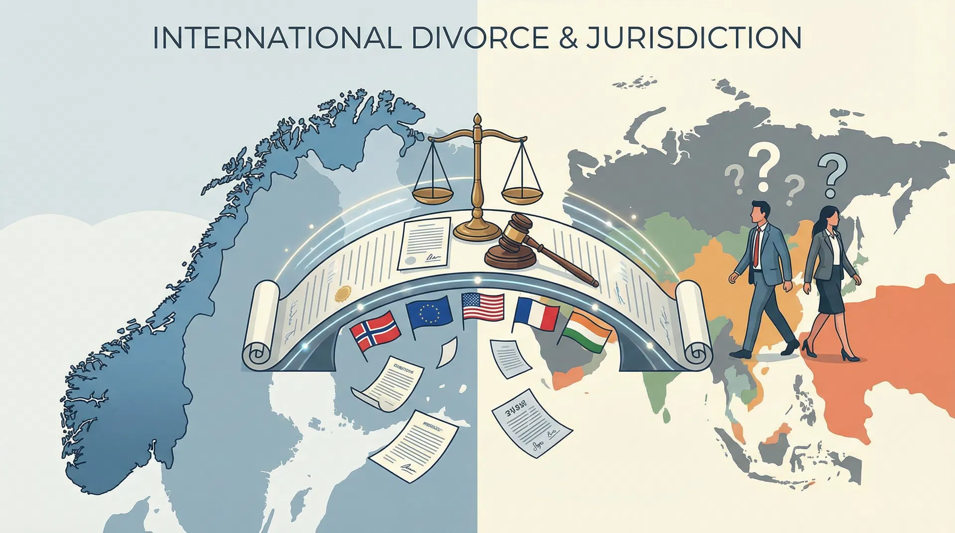 Skilsmisse med utenlandsk statsborger — Hva du må vite
