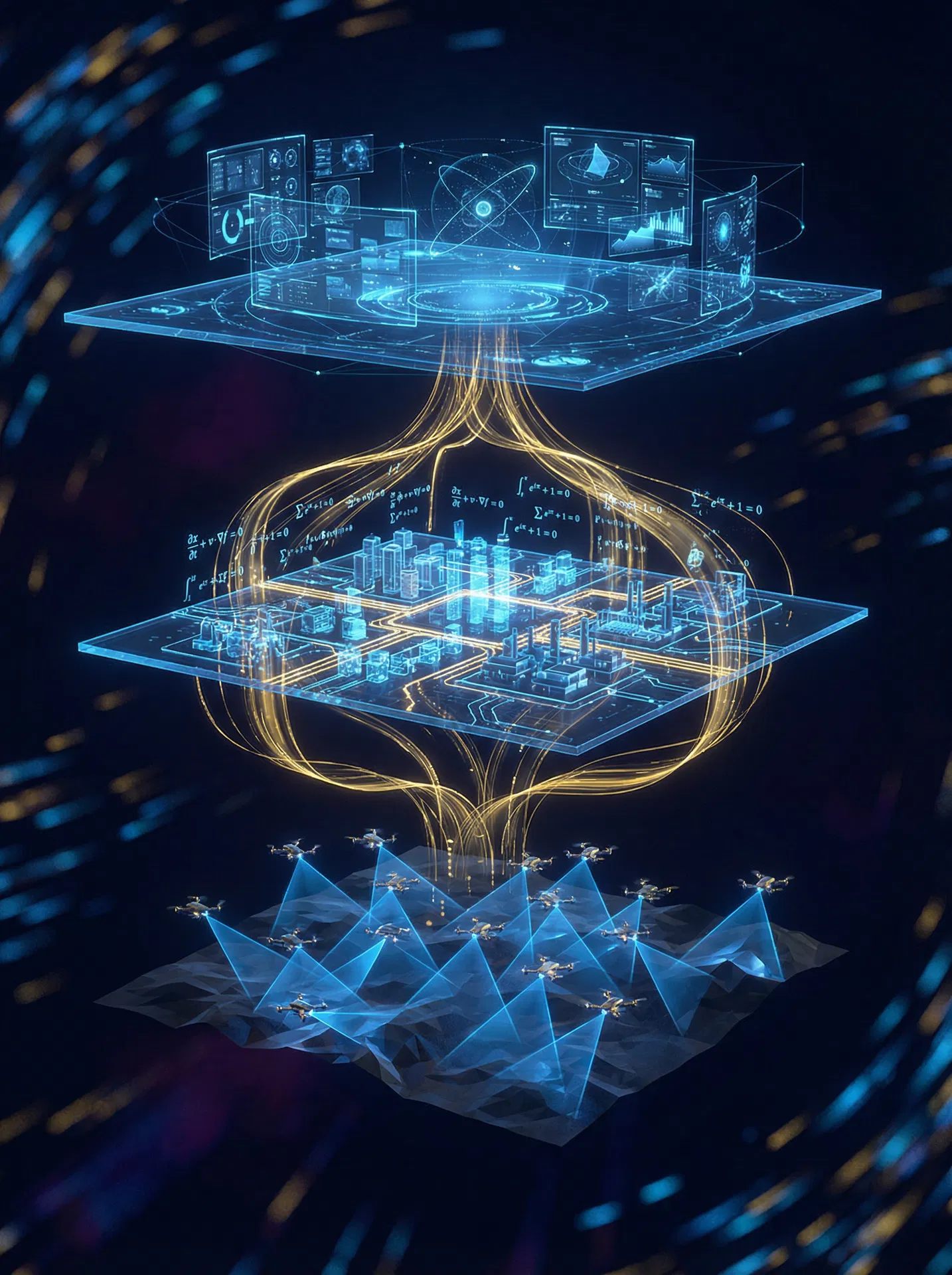 Three-layer architecture: Trinity, Virtual Mimic, Physical Mimic