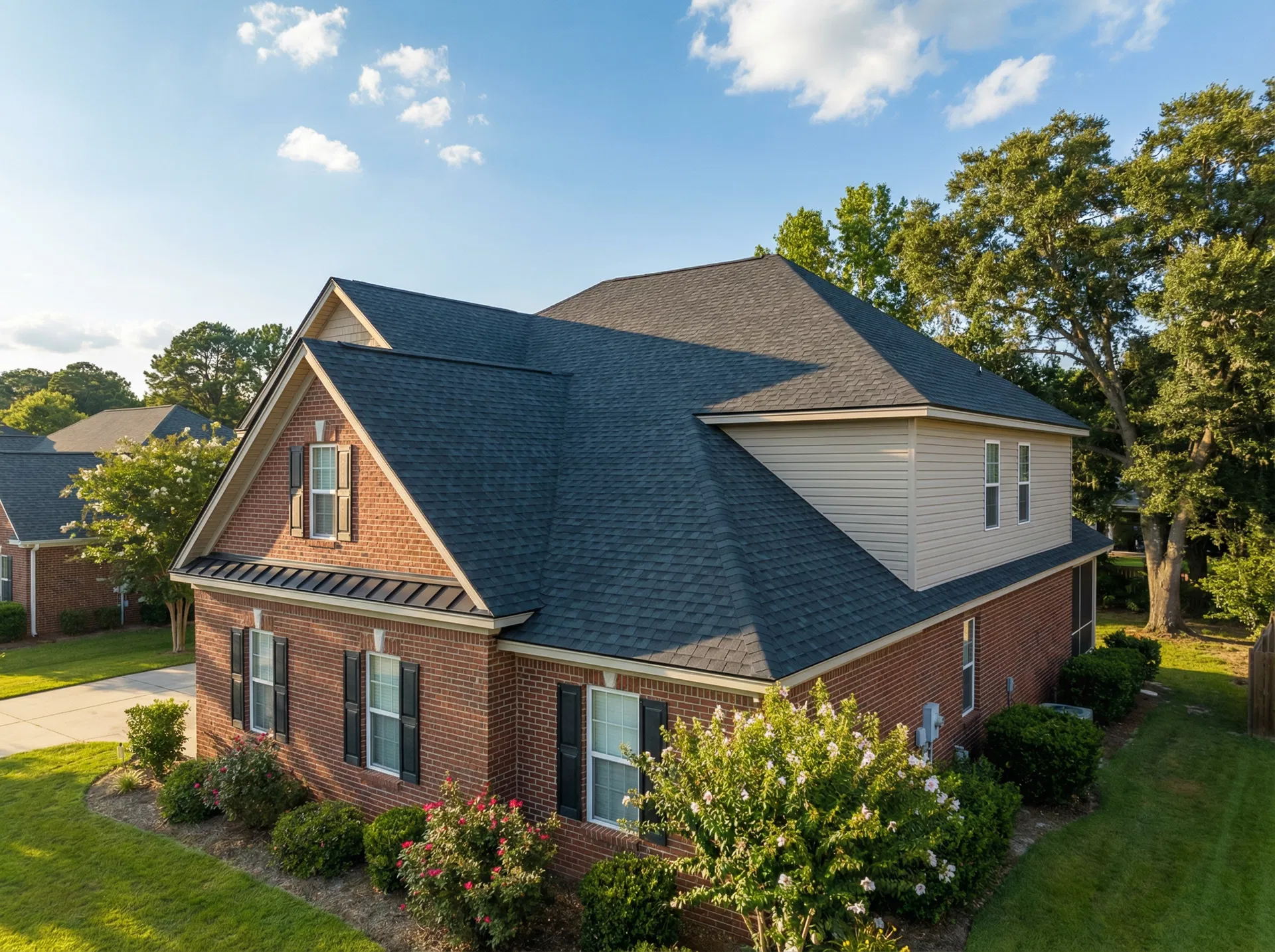 Hail Damage Restoration - After