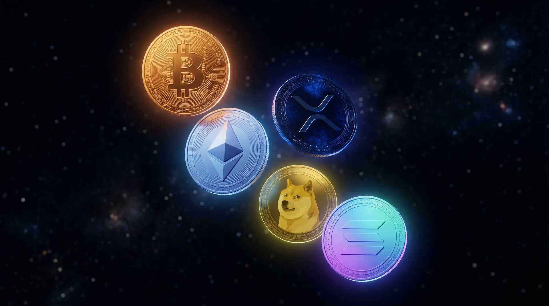 Major cryptocurrency coins