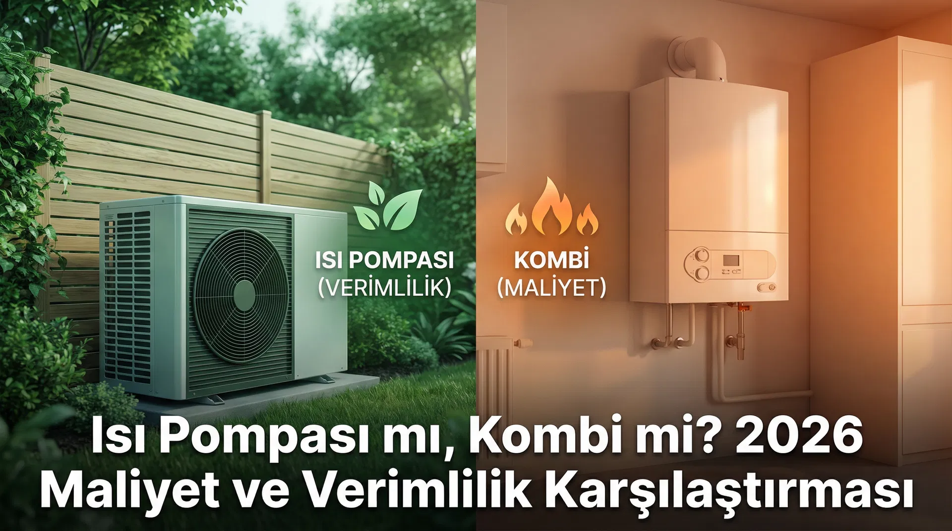 Isı Pompası mı, Kombi mi? 2026 Maliyet ve Verimlilik Karşılaştırması