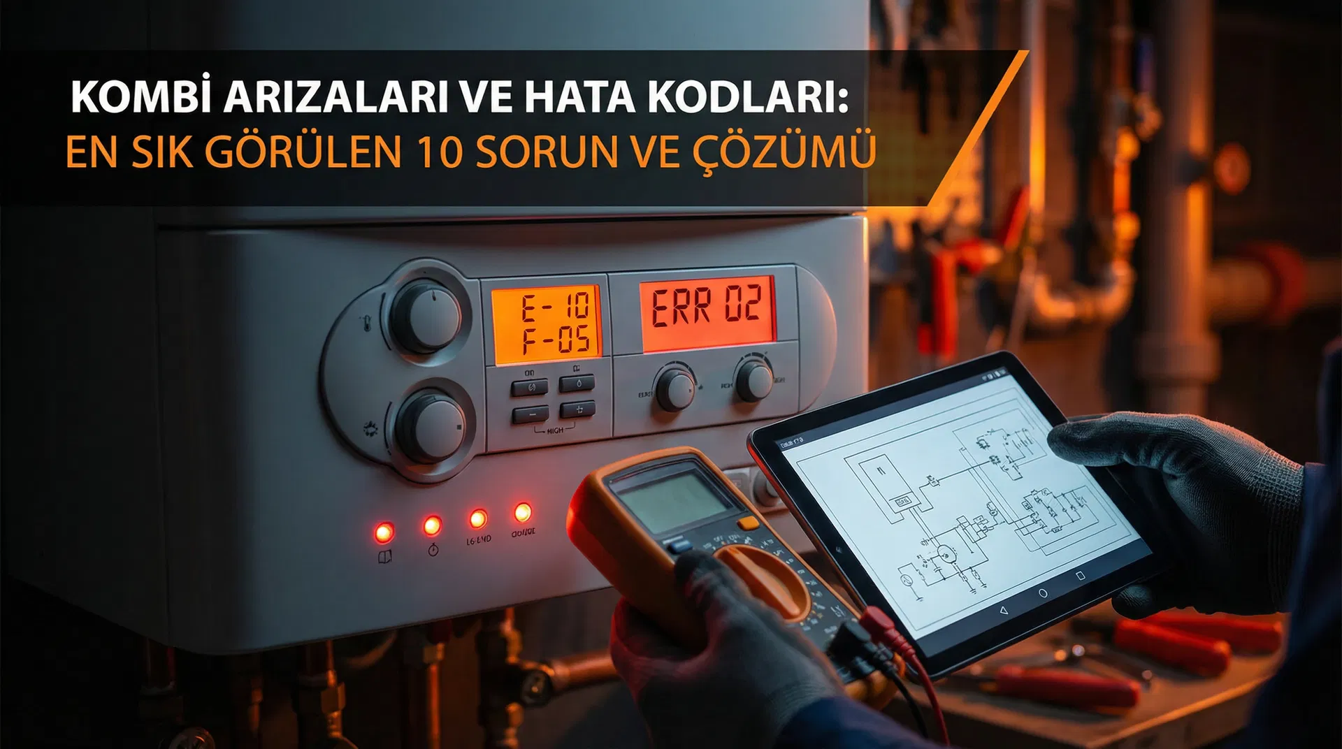Kombi Arızaları ve Hata Kodları: En Sık Görülen 10 Sorun ve Çözümü