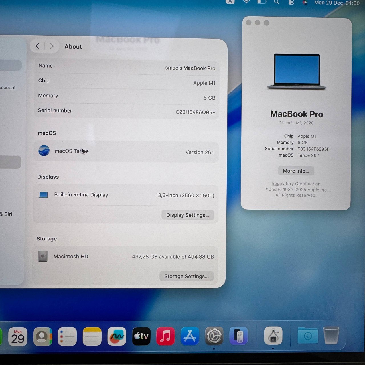 💻 MacBook Pro 13” 2020 M1 - миниатюра 3