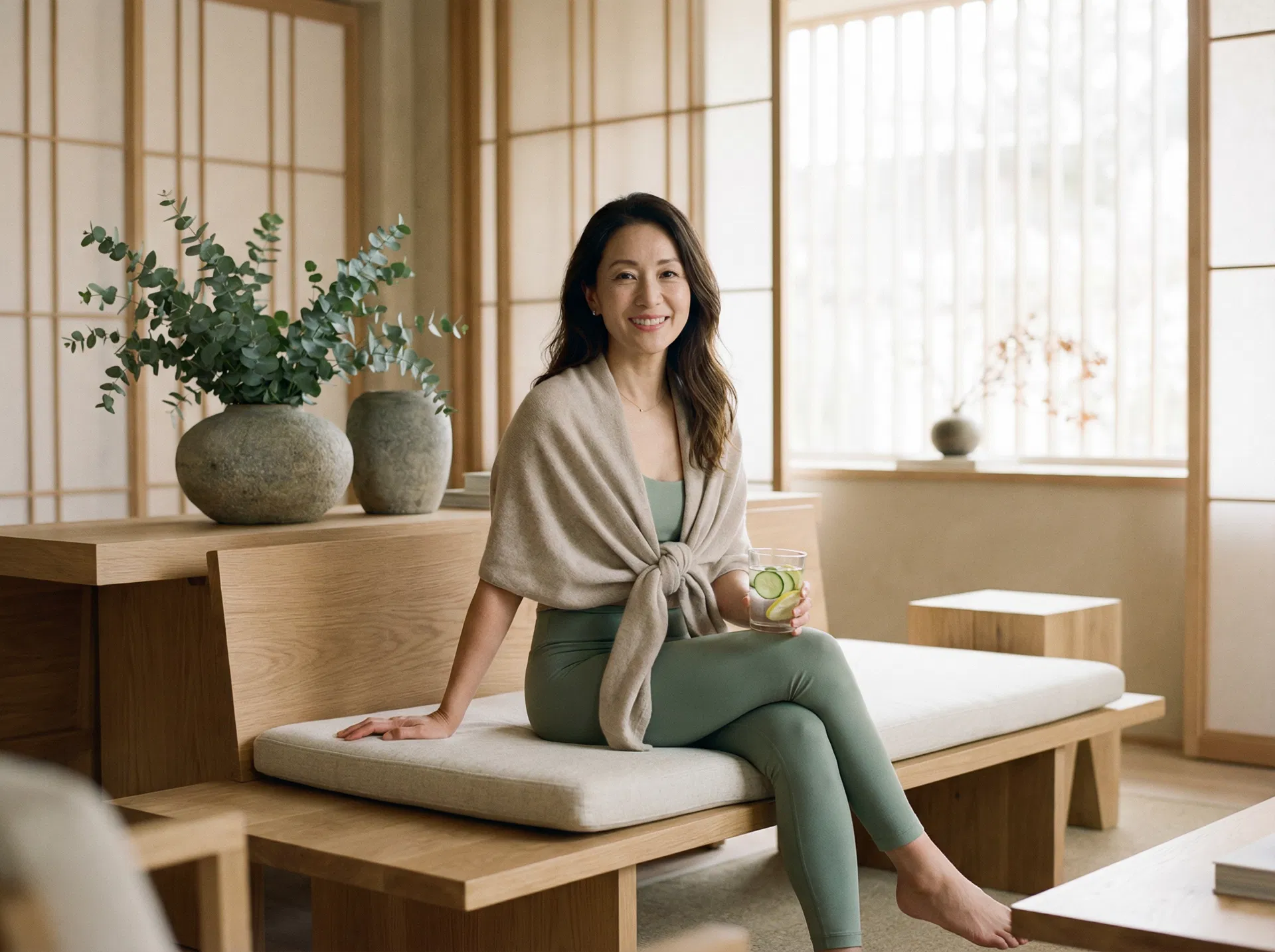 セッション後のリラックスした時間