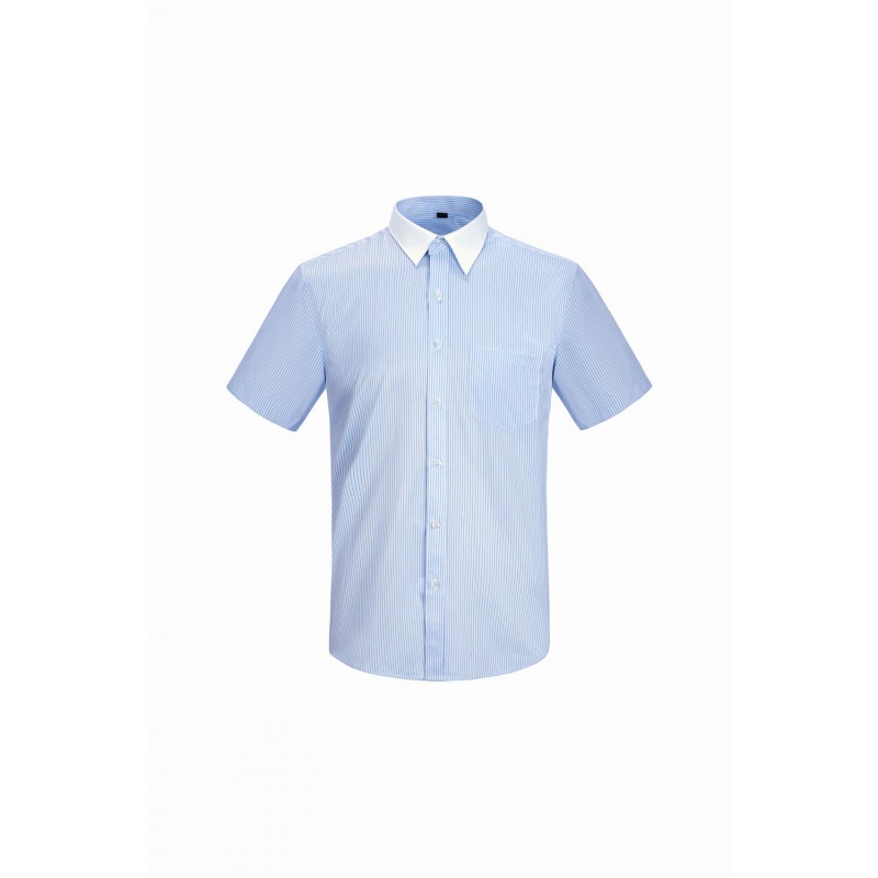 經典條紋短袖恤衫 – 商務休閒兩相宜