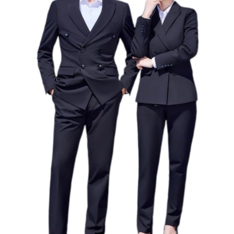 商務雙排扣西裝套裝：專業定制，展現企業精英風範