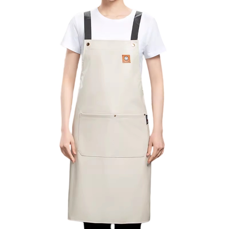 多功能防水防油圍裙：咖啡廳、烘焙店、美髮美甲專用，耐磨易潔制服訂造