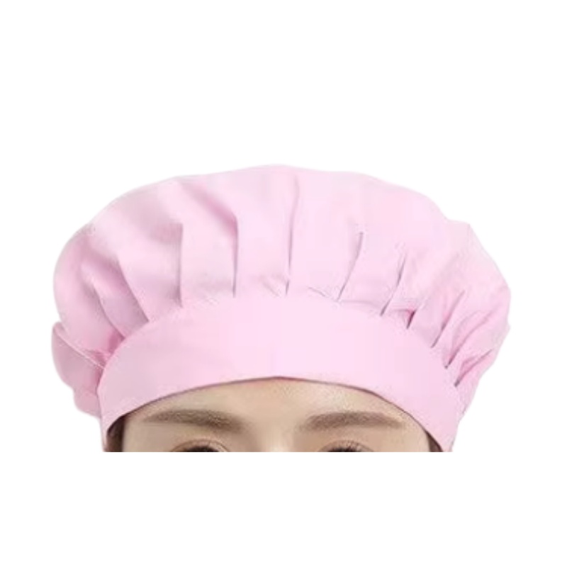 專業粉色廚師帽訂造：餐廳、烘焙、外燴專用透氣工作帽，香港制服首選