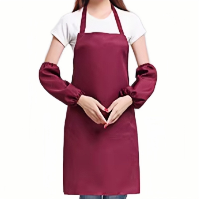專業防水防油圍裙連袖套訂造 – 餐廳廚房、咖啡廳、烘焙店、酒店餐飲必備