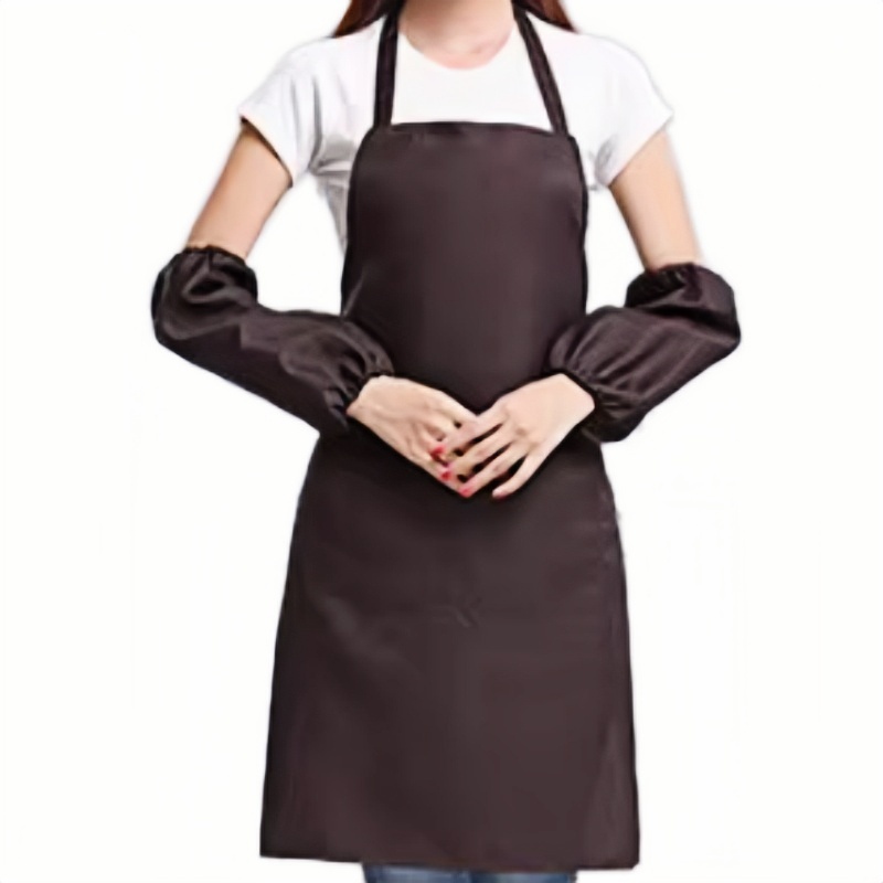 多功能防水防油圍裙連袖套訂造 – 適用於餐飲、烘焙、美容及清潔行業