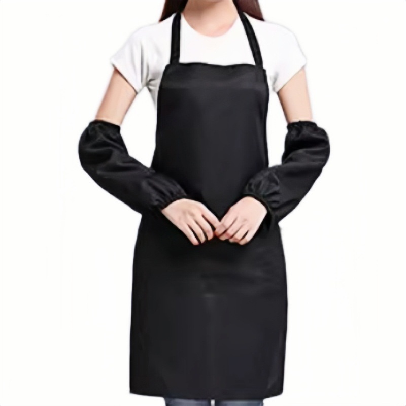 專業防水防油耐磨圍裙連袖套：適用餐飲、烘焙、美髮、清潔等多行業制服