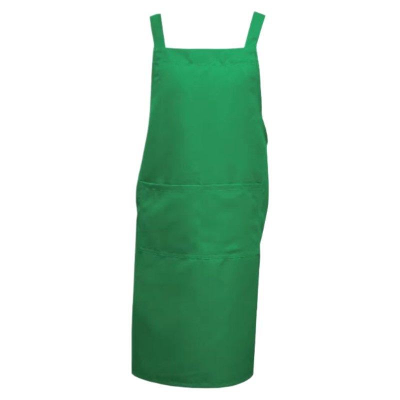 耐用多功能綠色全身圍裙:餐飲廚房、美容園藝專業之選,香港制服訂造首選