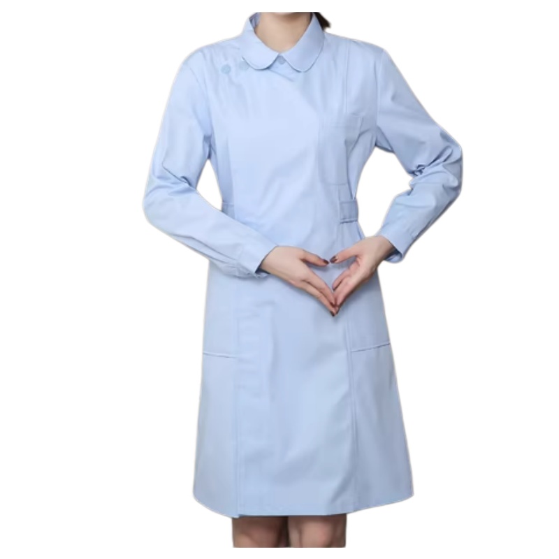 透氣耐磨淺藍護士袍訂造:香港專業醫護制服,舒適時尚,彰顯專業形象