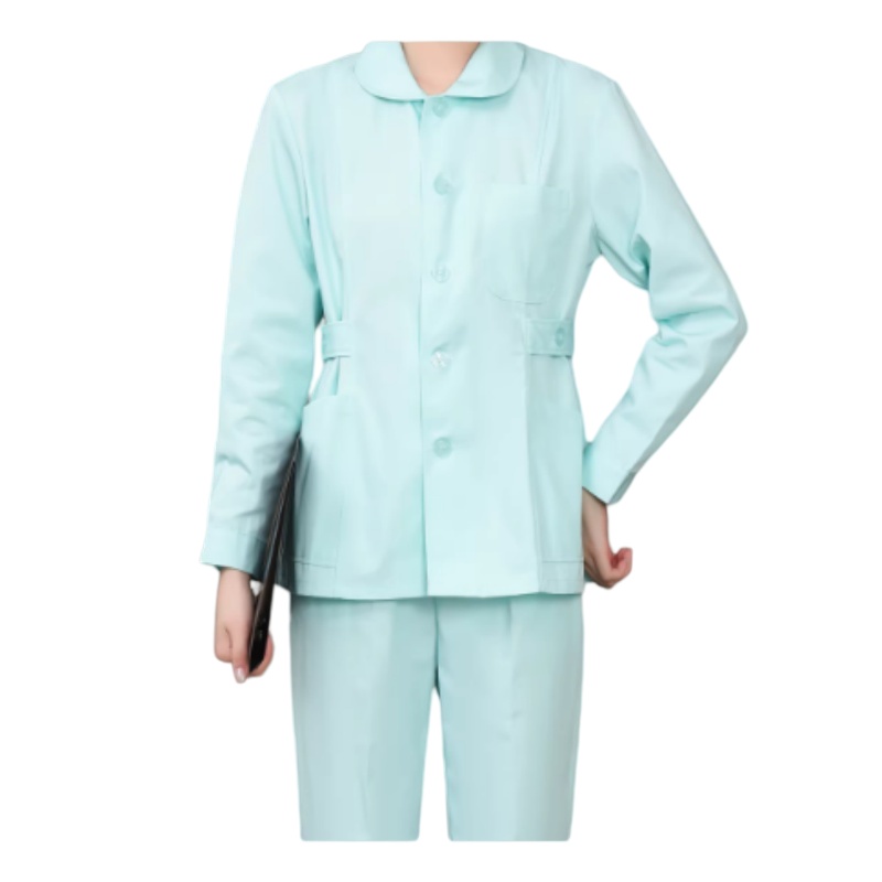 專業醫護系列：透氣舒適淺藍護士服套裝，香港制服訂造首選