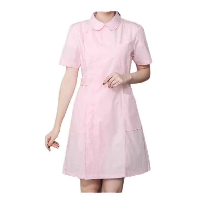 透氣舒適粉色護士袍訂造，專業醫療制服，香港團體服首選