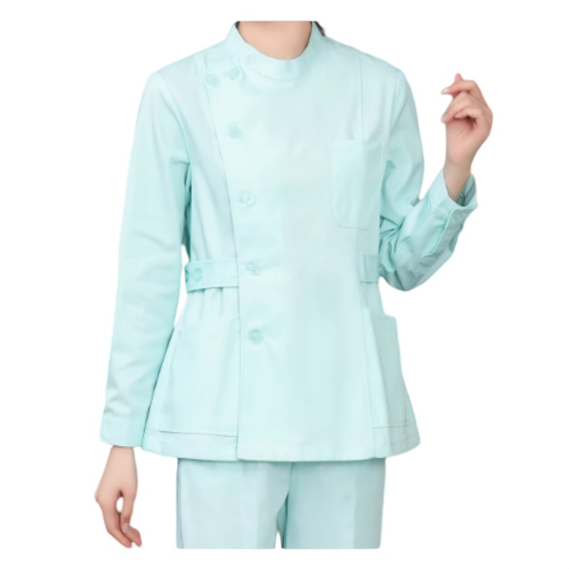 專業醫護系列：透氣耐磨淺綠護士服套裝，香港制服訂造首選